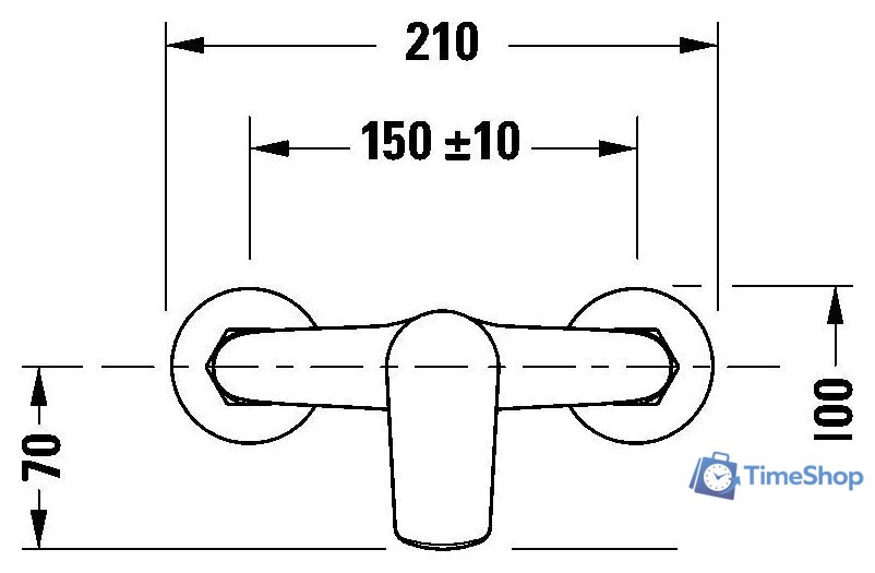 Смеситель Duravit No.1 N14230000010 - Изображение №4 — Интернет-магазин Time-Shop
