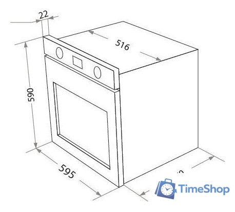 Электрический духовой шкаф HOMSair OEF657BK - Изображение №14 — Интернет-магазин Time-Shop