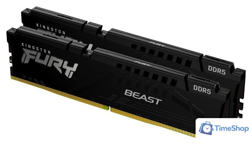 Оперативная память Kingston FURY Beast 2x32ГБ DDR5 5600МГц KF556C40BBK2-64 - Изображение №1 — Интернет-магазин Time-Shop