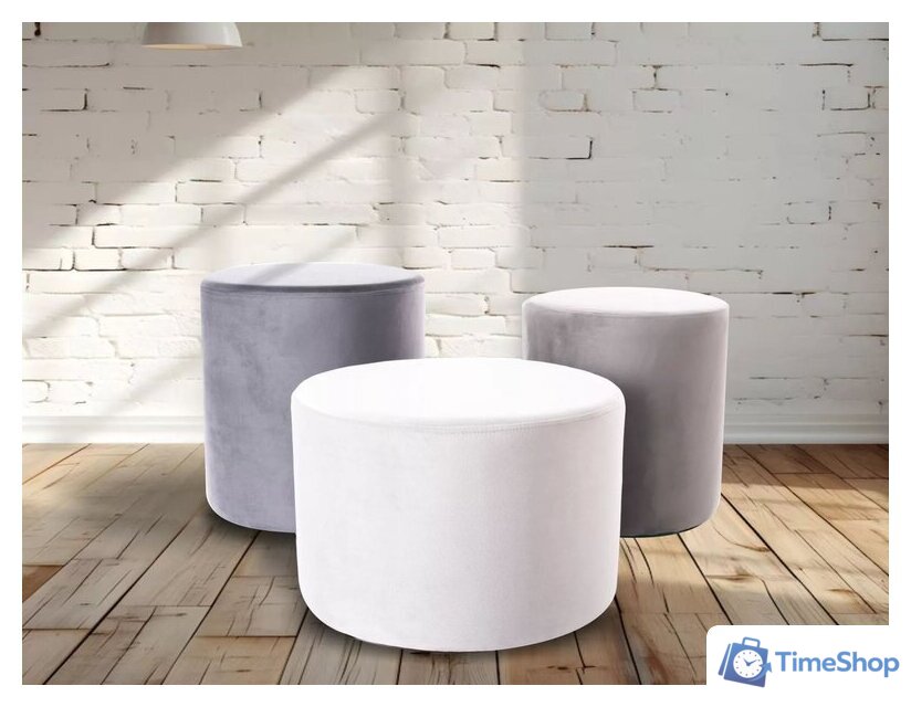 Пуфик Signal Doti B (Bluvel 14 темно-серый) - Изображение №7 — Интернет-магазин Time-Shop