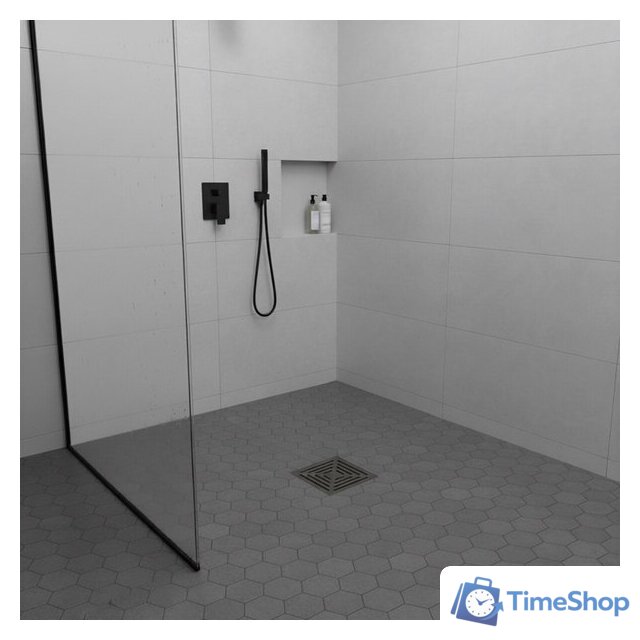 Трап/канал Lauter 2140065-L1GM 150x150 (оружейная сталь) - Изображение №7 — Интернет-магазин Time-Shop