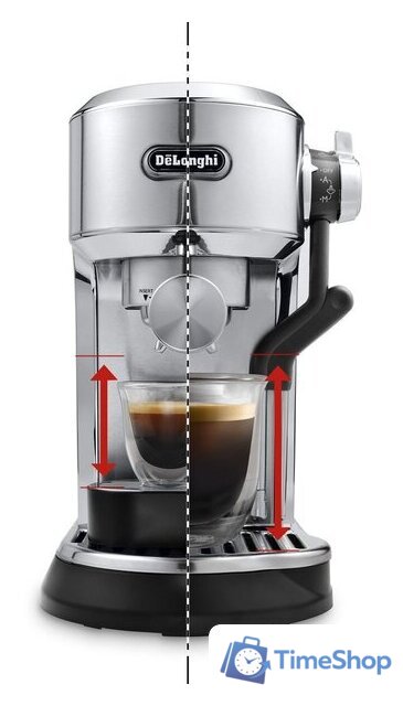 Рожковая кофеварка DeLonghi Dedica Maestro Plus EC950.M - Изображение №2 — Интернет-магазин Time-Shop