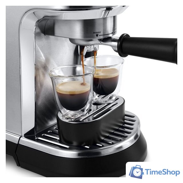 Рожковая кофеварка DeLonghi Dedica Maestro Plus EC950.M - Изображение №3 — Интернет-магазин Time-Shop