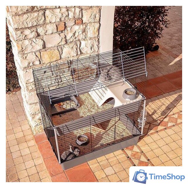 Клетка Ferplast Rabbit 100 Double 57046817 - Изображение №9 — Интернет-магазин Time-Shop