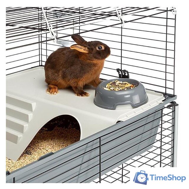 Клетка Ferplast Rabbit 100 Double 57046817 - Изображение №7 — Интернет-магазин Time-Shop