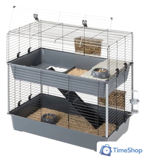 Клетка Ferplast Rabbit 100 Double 57046817 - Изображение №3 — Интернет-магазин Time-Shop