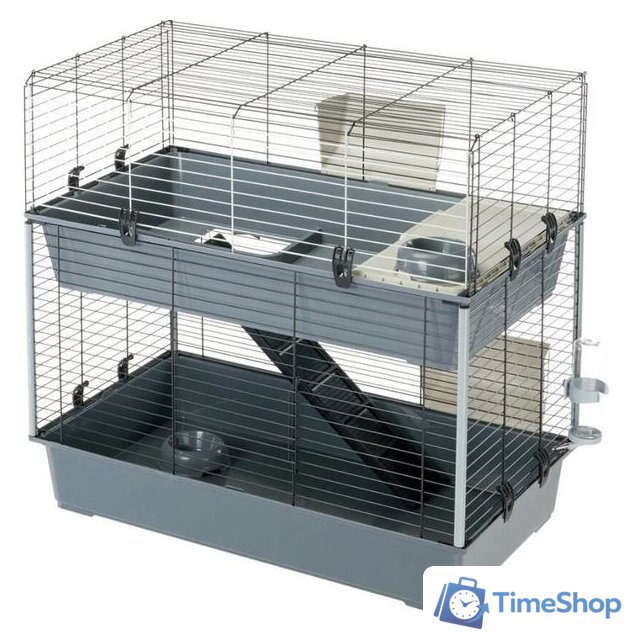 Клетка Ferplast Rabbit 100 Double 57046817 - Изображение №2 — Интернет-магазин Time-Shop