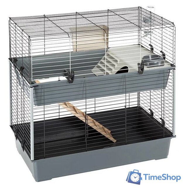 Клетка Ferplast Rabbit 100 Double 57046817 - Изображение №1 — Интернет-магазин Time-Shop