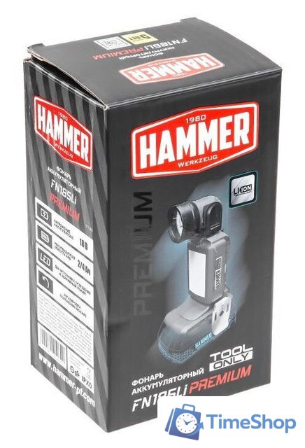 Фонарь Hammer FN185Li Premium (без АКБ) - Изображение №8 — Интернет-магазин Time-Shop