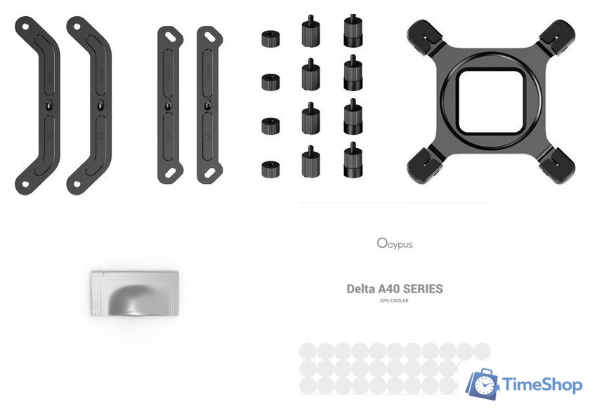 Кулер для процессора Ocypus Delta A40 Elite BK Delta-A40-BK1NNWN00E-GL - Изображение №8 — Интернет-магазин Time-Shop