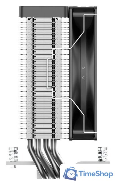 Кулер для процессора Ocypus Delta A40 Elite BK Delta-A40-BK1NNWN00E-GL - Изображение №4 — Интернет-магазин Time-Shop