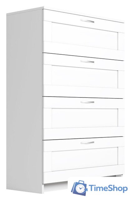 Комод Mio Tesoro Сириус 4 ящика 2.02.02.060.1 (белый) - Изображение №1 — Интернет-магазин Time-Shop