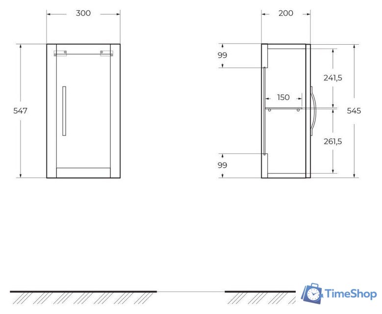  Cezares Шкаф Tiffany 55245 - Изображение №2 — Интернет-магазин Time-Shop