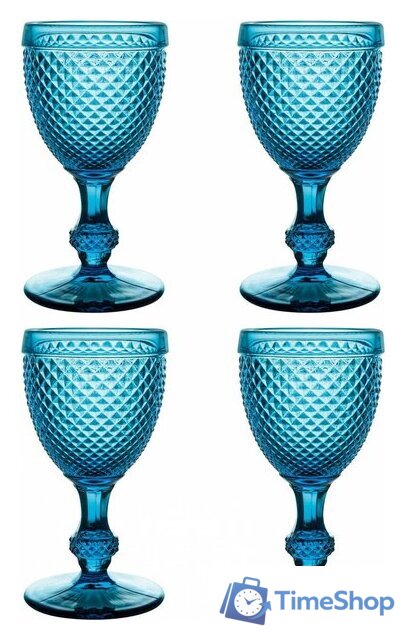 Набор бокалов для воды и напитков Vista Alegre Bicos Blue 49000060 - Изображение №1 — Интернет-магазин Time-Shop