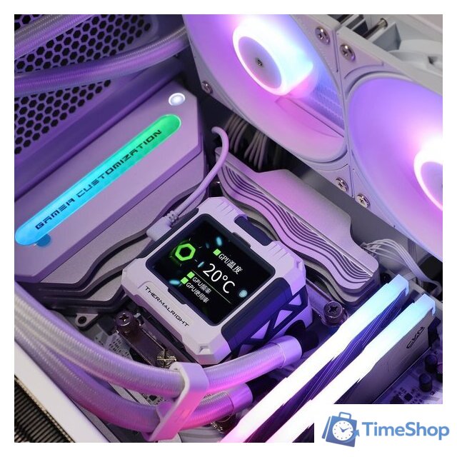 Система жидкостного охлаждения для процессора Thermalright Frozen Warframe 360 ARGB (белый) - Изображение №8 — Интернет-магазин Time-Shop