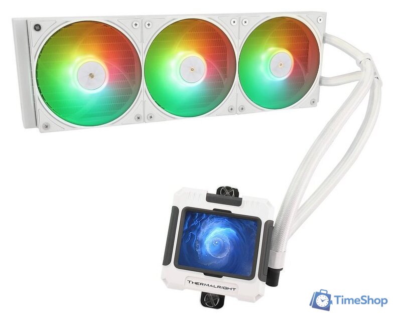 Система жидкостного охлаждения для процессора Thermalright Frozen Warframe 360 ARGB (белый) - Изображение №5 — Интернет-магазин Time-Shop