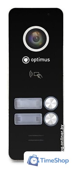Вызывная панель Optimus DSH-1080/2 (черный) - Изображение №1 — Интернет-магазин Time-Shop