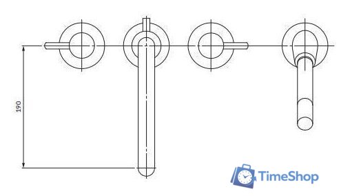 Смеситель Omnires Y Y1232BL - Изображение №4 — Интернет-магазин Time-Shop