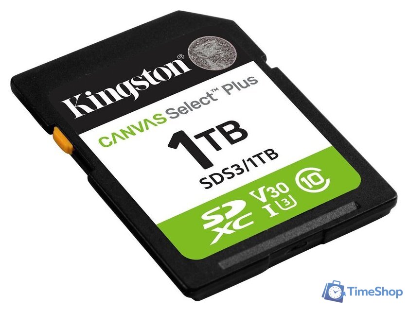 Карта памяти Kingston Canvas Select Plus SDXC 1TB SDS3/1TB - Изображение №2 — Интернет-магазин Time-Shop
