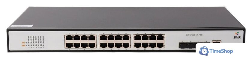 Управляемый коммутатор 2-го уровня SNR SNR-S2985G-24T-POE-E - Изображение №1 — Интернет-магазин Time-Shop