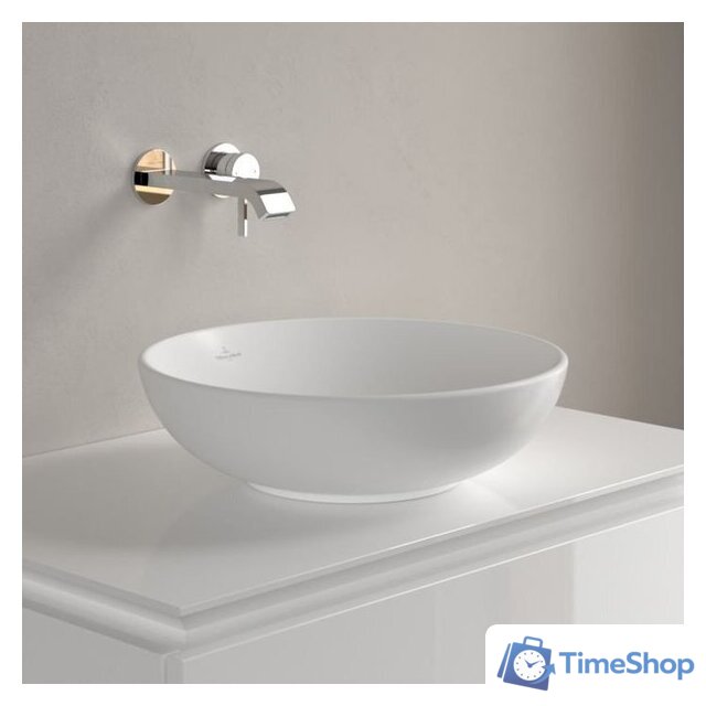 Умывальник Villeroy & Boch Loop&Friends Stone White 4A4600RW - Изображение №2 — Интернет-магазин Time-Shop