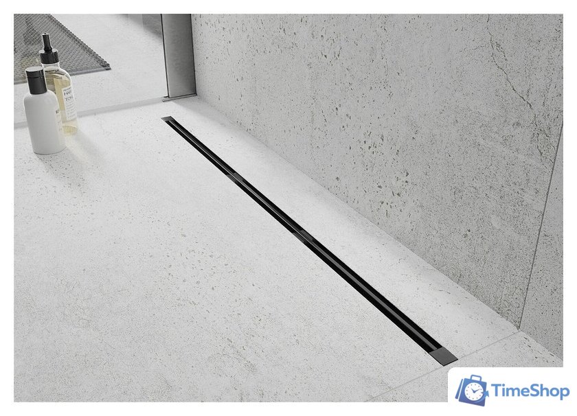 Трап/канал Mexen Flat 360 Super Slim Black 1751090 - Изображение №2 — Интернет-магазин Time-Shop