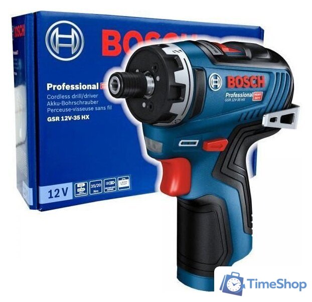 Винтоверт Bosch GSR 12V-35 HX 06019J9103 (без АКБ) - Изображение №1 — Интернет-магазин Time-Shop