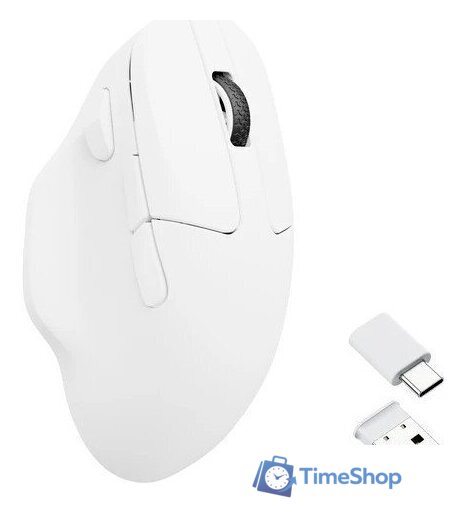 Игровая мышь Keychron M7 Wireless (белый) - Изображение №2 — Интернет-магазин Time-Shop