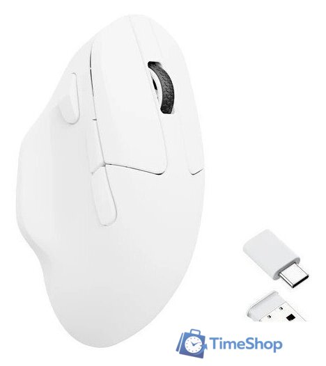 Игровая мышь Keychron M7 Wireless (белый) - Изображение №3 — Интернет-магазин Time-Shop