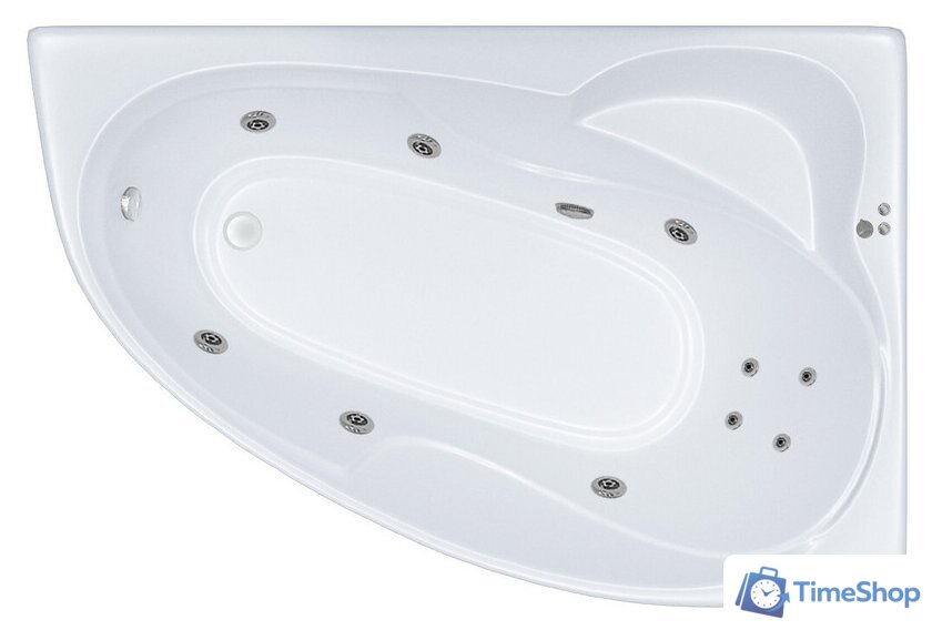 Ванна Triton Изабель 170x100 L Стандарт Flat (с гидромассажем) - Изображение №1 — Интернет-магазин Time-Shop