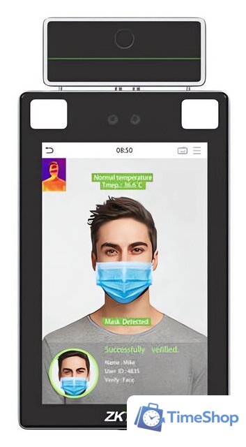 Терминал распознавания лиц ZKTeco ProFace X [CH] - Изображение №1 — Интернет-магазин Time-Shop