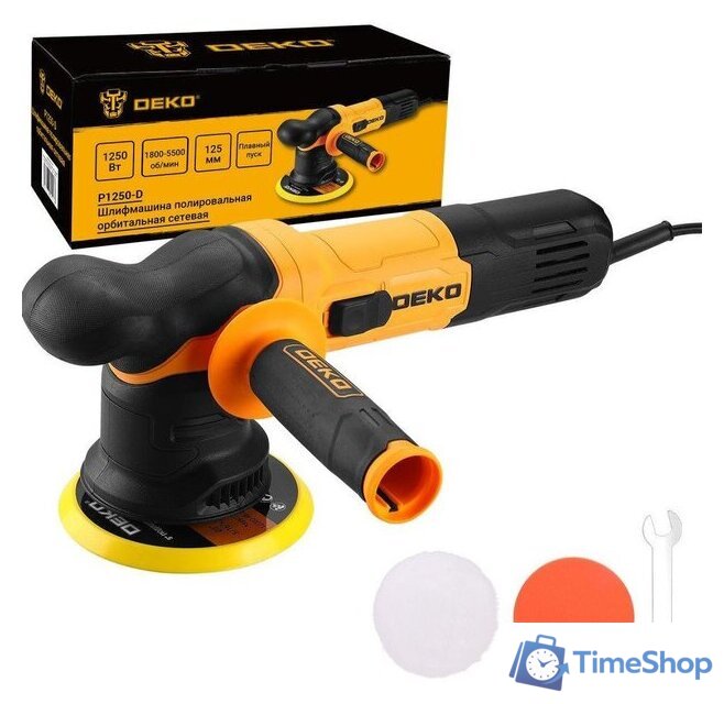 Эксцентриковая шлифмашина Deko P1250-D 083-1046 - Изображение №1 — Интернет-магазин Time-Shop