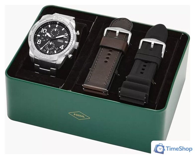 Наручные часы со сменной частью Fossil Bronson FS5968SET - Изображение №5 — Интернет-магазин Time-Shop