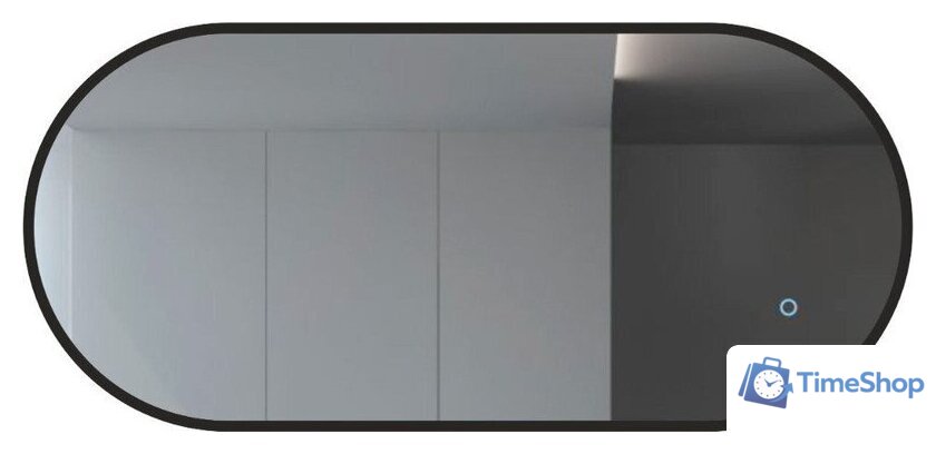 Зеркало Алмаз-Люкс Seoul black 11050s-6 (с подсветкой) - Изображение №1 — Интернет-магазин Time-Shop