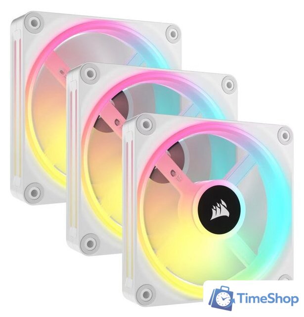 Вентилятор для корпуса Corsair iCUE LINK QX120 RGB Triple Pack CO-9051006-WW - Изображение №1 — Интернет-магазин Time-Shop