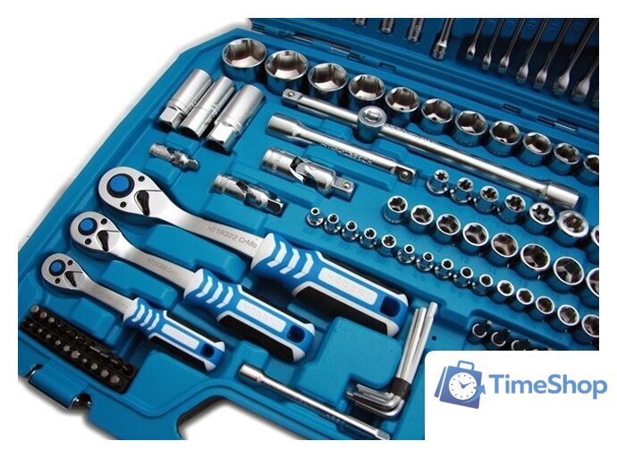 Универсальный набор инструментов Hoegert Technik HT1R444 (222 предмета) - Изображение №6 — Интернет-магазин Time-Shop