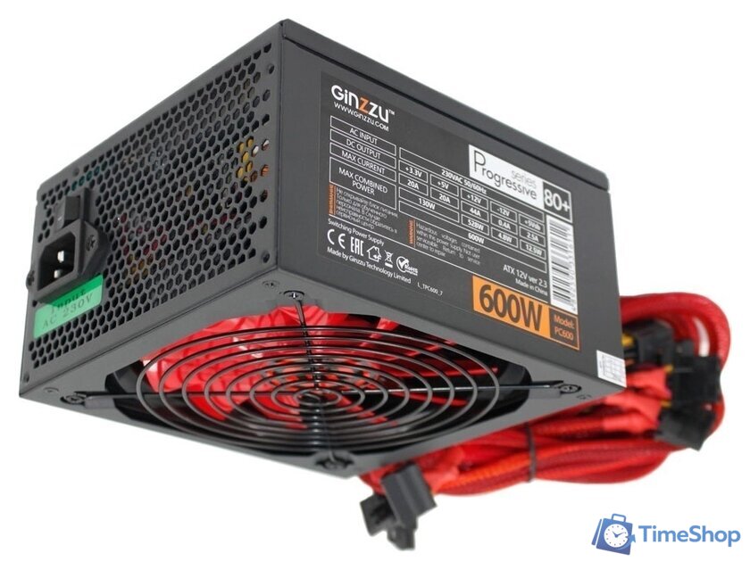 Блок питания Ginzzu PC600 - Изображение №2 — Интернет-магазин Time-Shop