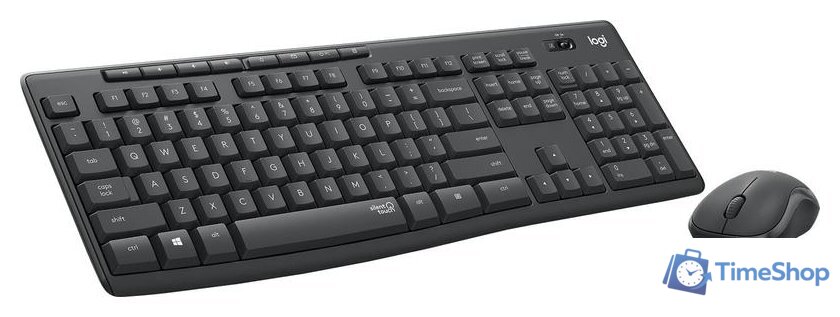 Офисный набор Logitech MK295 Silent Wireless Combo 920-009807 (графитовый) - Изображение №3 — Интернет-магазин Time-Shop
