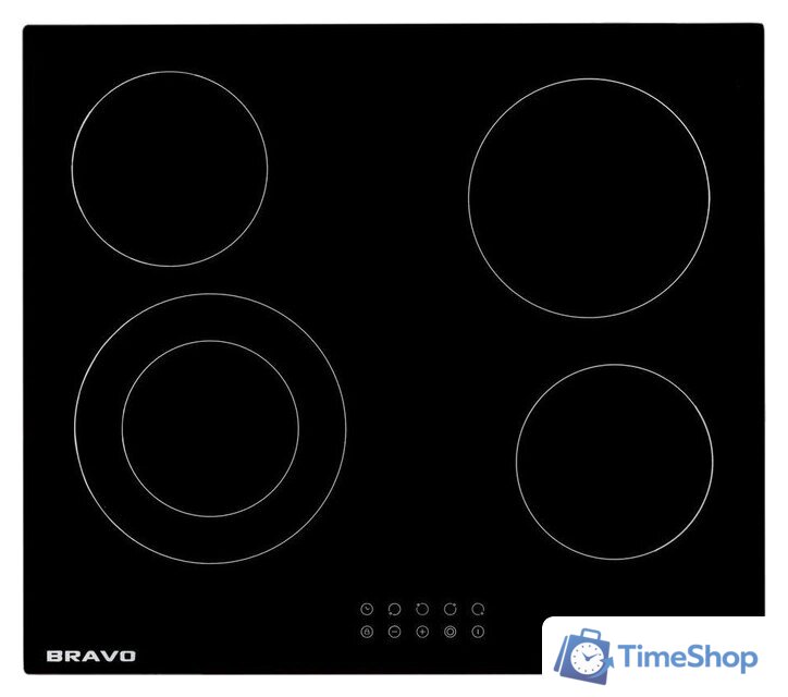 Варочная панель Bravo BEH60C42B - Изображение №1 — Интернет-магазин Time-Shop