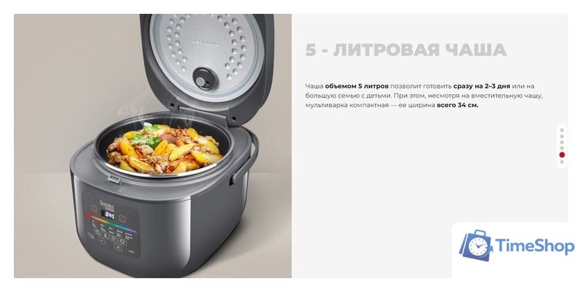 Мультиварка Redmond (Редмонд) MC100S - Изображение №12 — Интернет-магазин Time-Shop