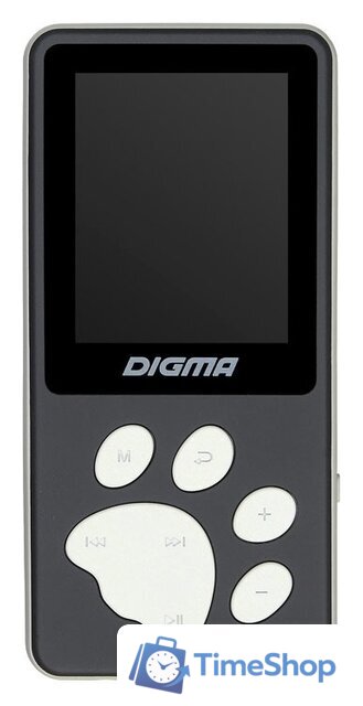 Плеер MP3 Digma S4 8GB (черный/серый) - Изображение №2 — Интернет-магазин Time-Shop