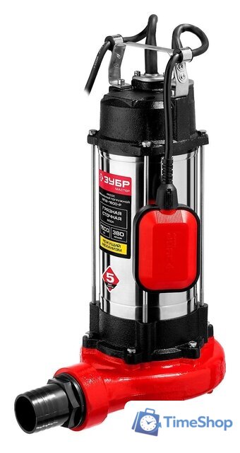 Фекальный насос Зубр Мастер НПФ-1500-Р - Изображение №3 — Интернет-магазин Time-Shop