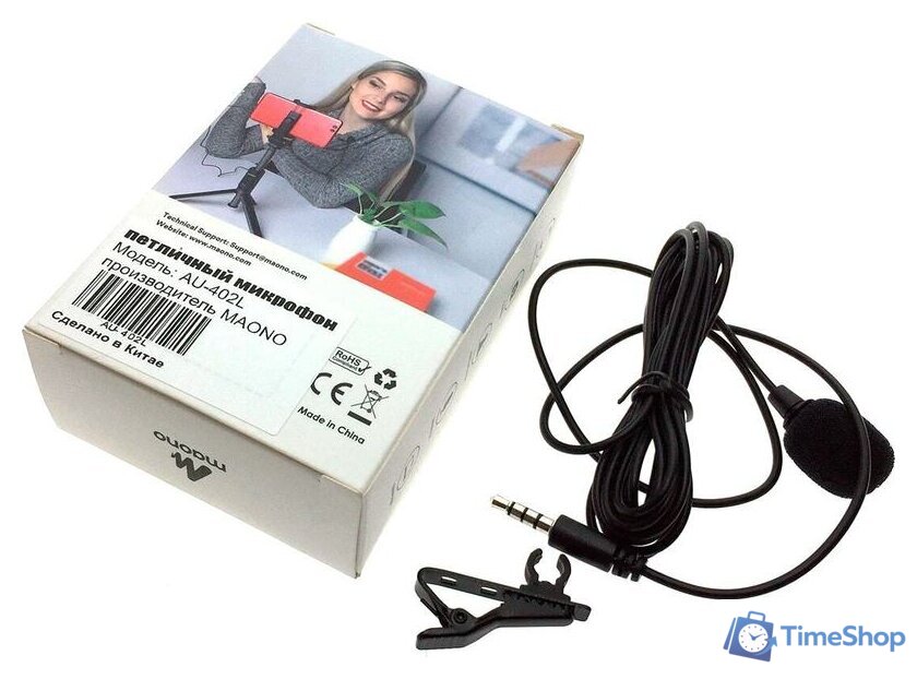 Проводной микрофон Maono AU-402L - Изображение №4 — Интернет-магазин Time-Shop