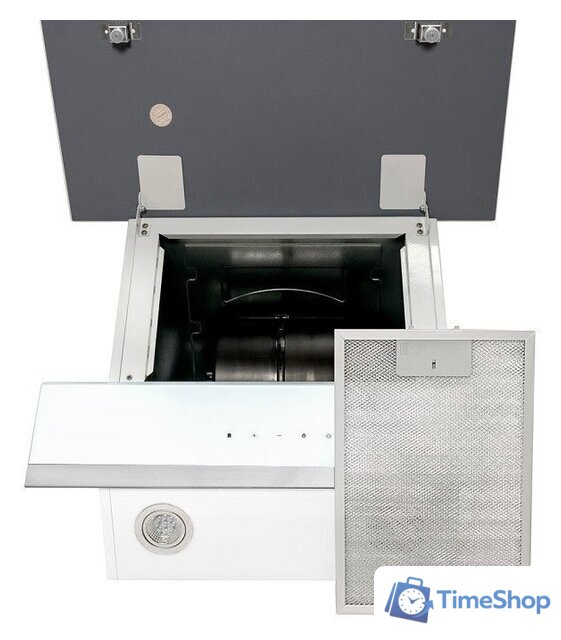 Кухонная вытяжка Grand Gloucester 60 (белый/нержавеющая сталь) - Изображение №3 — Интернет-магазин Time-Shop