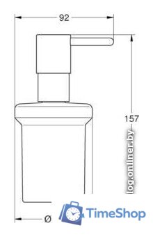 Дозатор для жидкого мыла Grohe Essentials 40394001 - Изображение №2 — Интернет-магазин Time-Shop