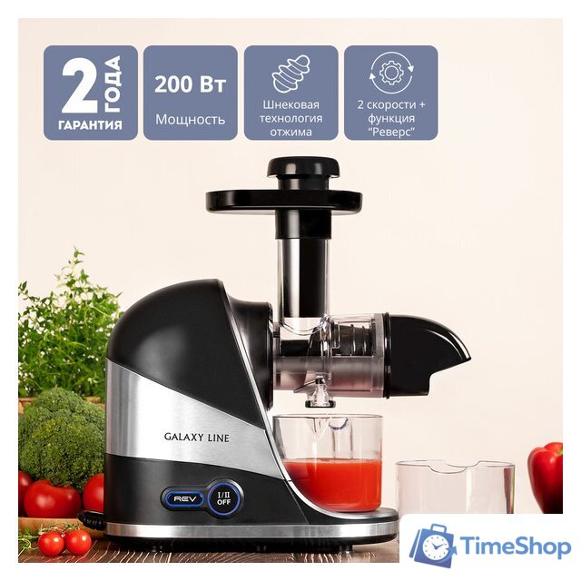 Соковыжималка Galaxy Line GL0817 - Изображение №1 — Интернет-магазин Time-Shop