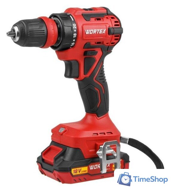Дрель-шуруповерт Wortex BD 2025 LiSET ALL1 XLT 1325843 (с 2-мя АКБ, кейс) - Изображение №2 — Интернет-магазин Time-Shop