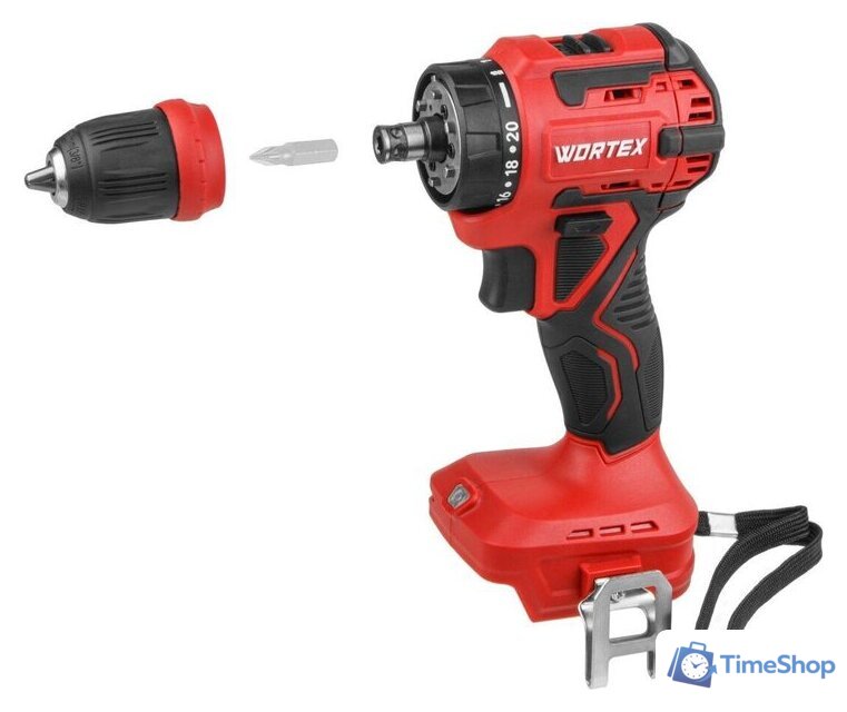 Дрель-шуруповерт Wortex BD 2025 LiSET ALL1 XLT 1325843 (с 2-мя АКБ, кейс) - Изображение №8 — Интернет-магазин Time-Shop