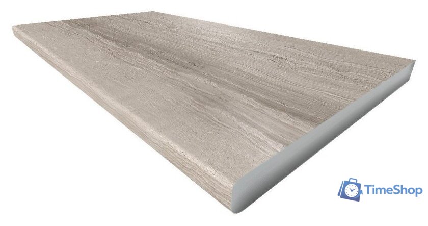 Готовая кухня Интерлиния Мила Gloss 1.88x2.4 правая (белый софт/белый софт/травертин серый) - Изображение №7 — Интернет-магазин Time-Shop