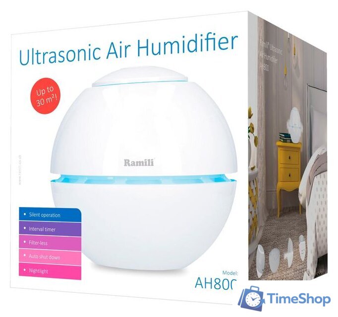 Увлажнитель воздуха Ramili Baby AH800 - Изображение №8 — Интернет-магазин Time-Shop
